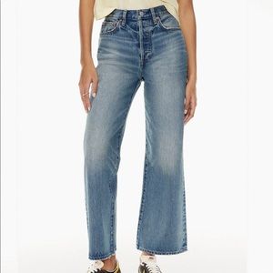 denim forum the farrah high rise wide leg 28L